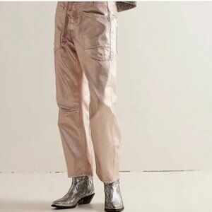 💥We The Free Low Slung Metallic Moxie Barrel Jean💥
